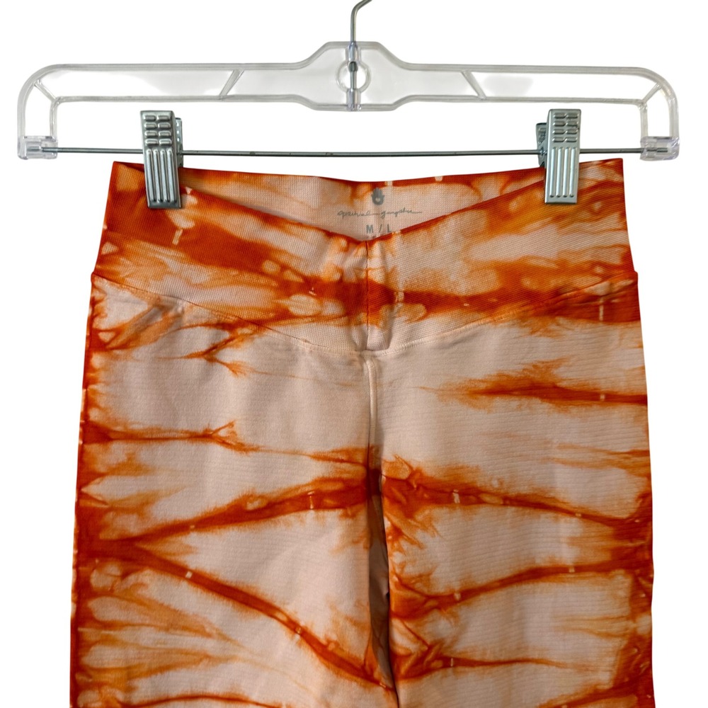 Spiritual Gangster Tie Dye High Waist Leggings Orange Peach M/L NWOT - Picture 2 of 7